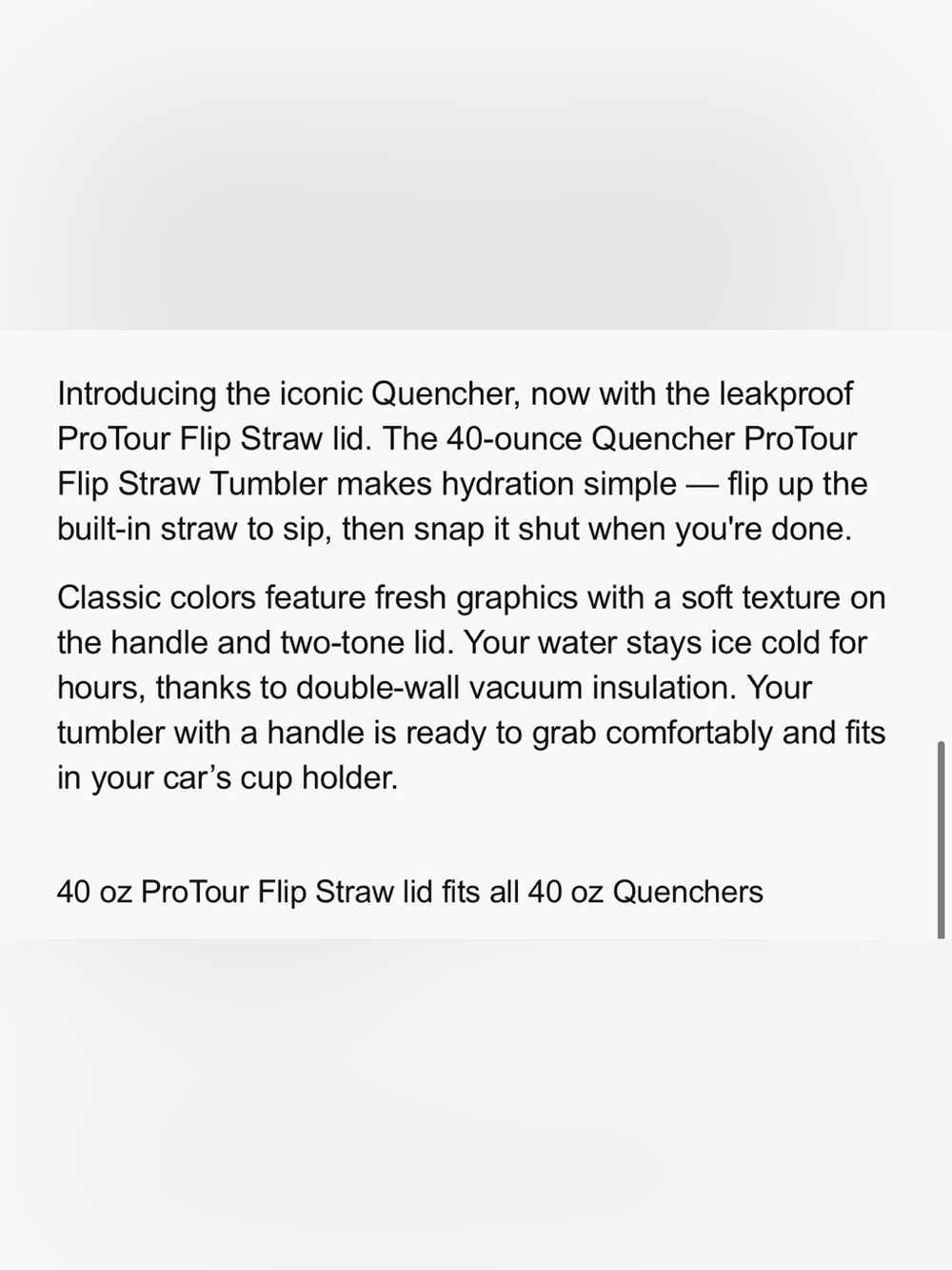 LIMITED Stanley Quencher ProTour Flip Straw Tumbler 40oz, Ponderosa Shimmer - Picture 9 of 10